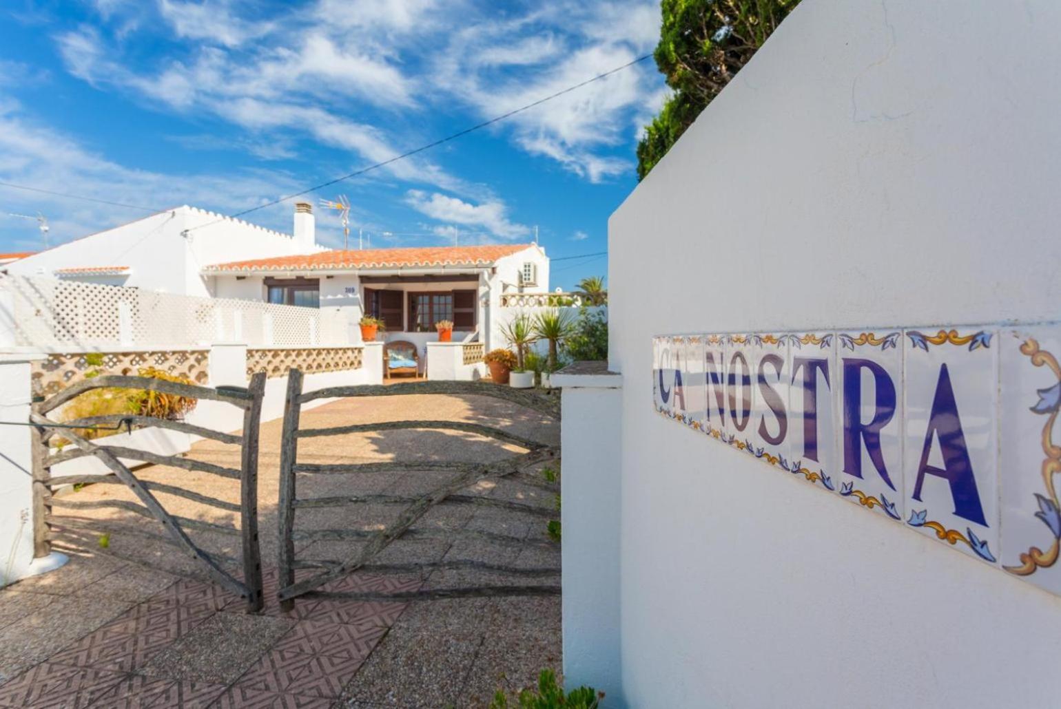 Villa Ca Nostra Cala En Porter  Εξωτερικό φωτογραφία